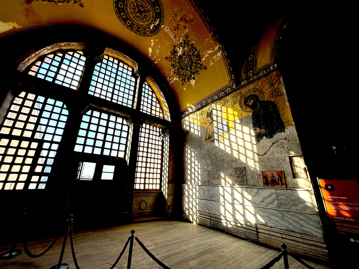 A majestic peace of Mediaval Art: Deesis Mosaic of Hagia Sophia