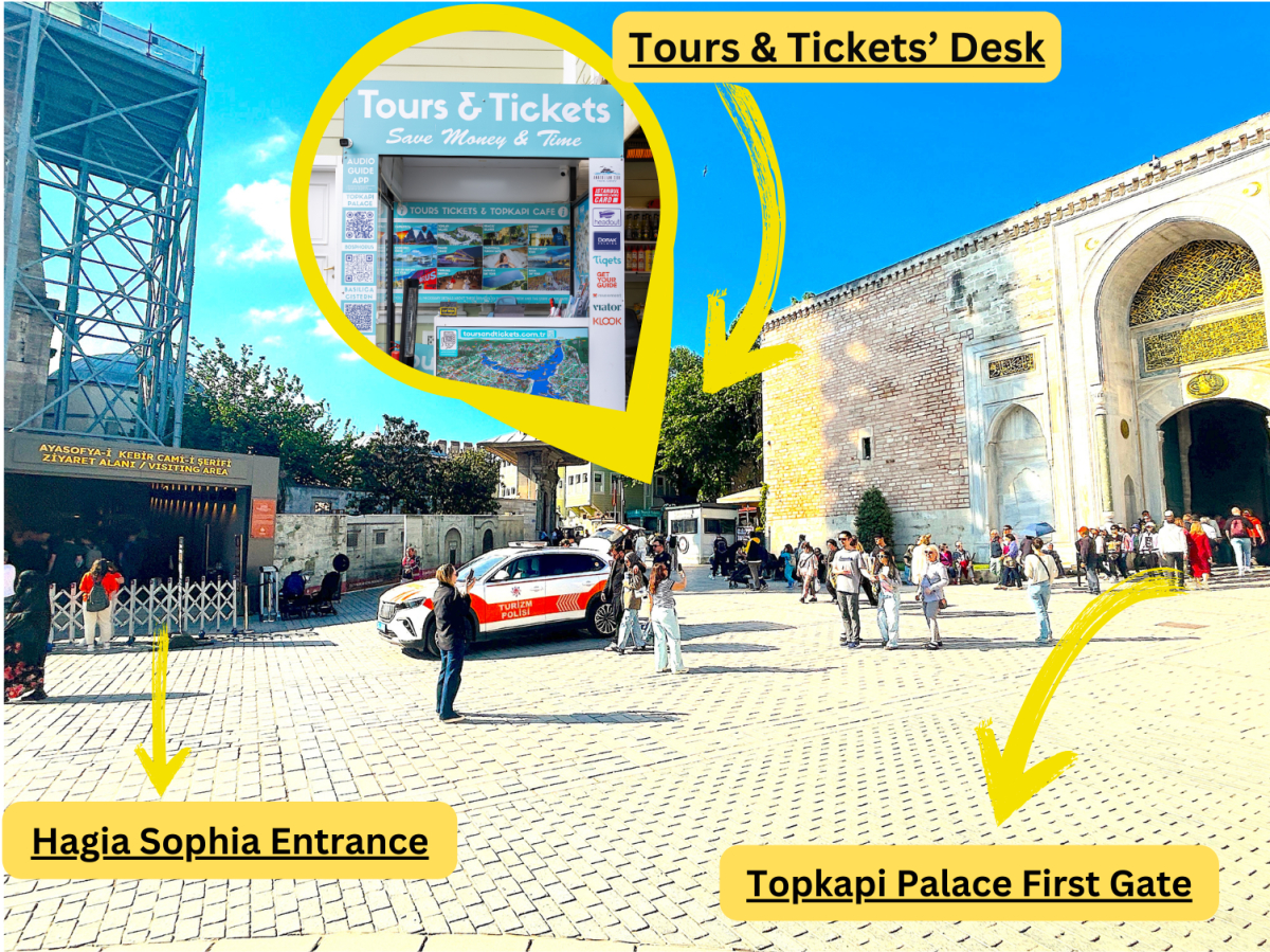 We are here as local providers in the middle of Topkapi Palace and Hagia Sophia in Istanbul! 